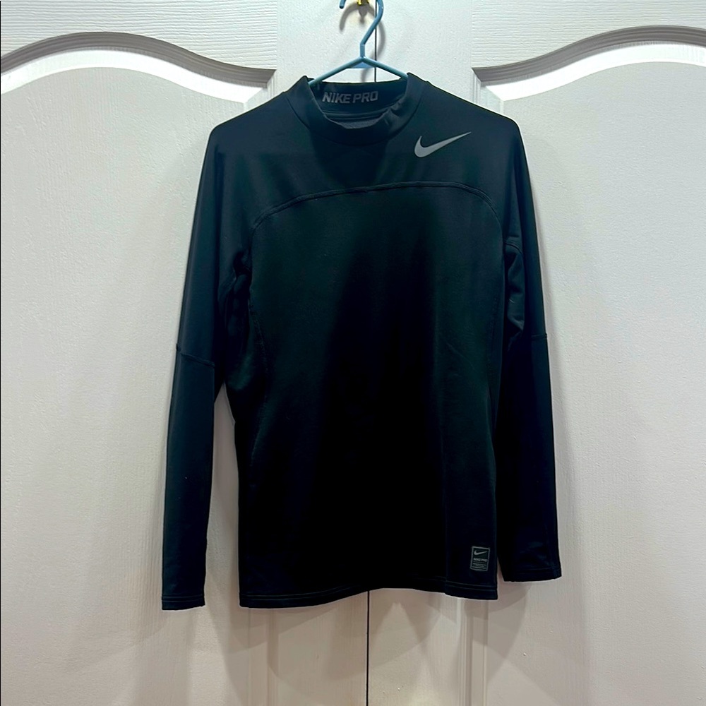Nike Pro Black Long Sleeve Shirt M